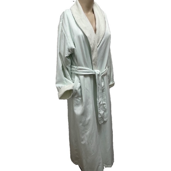 NWT Mint Green Oscar de la Renta Soft Robe Small - Picture 2 of 13